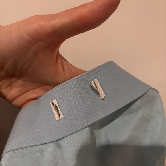 Small Babaton Light Blue Slip skirt - Picture 3 of 3